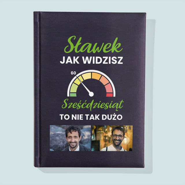 Fotokolaż: 60 Licznik - Notes Książkowy