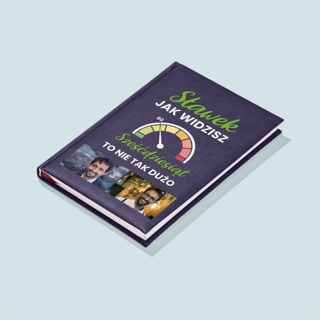 Fotokolaż: 60 Licznik - Notes Książkowy