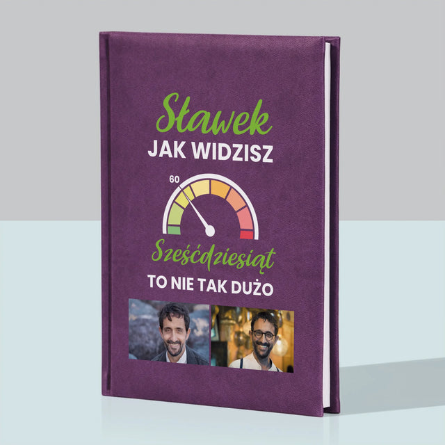 Fotokolaż: 60 Licznik - Notes Książkowy