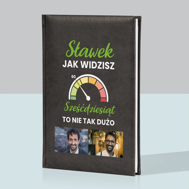 Fotokolaż: 60 Licznik - Notes Książkowy