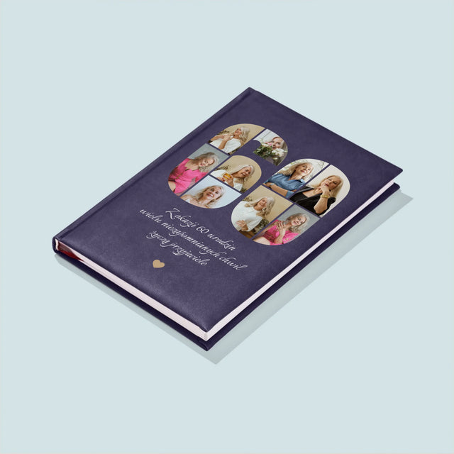 Kształt Ze Zdjęć: 60 Urodziny Życzenia - Notes Książkowy