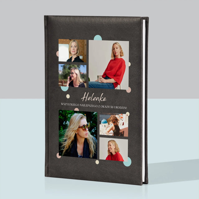 Fotokolaż: Wszystkiego Najlepszego Z Okazji 50 Urodzin - Notes Książkowy