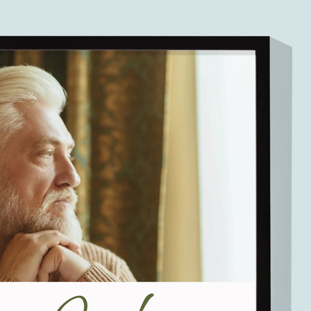 Zdjęcie I Podpis: 70 Urodziny Wszystkiego Dobrego - Wydruk Obramowany