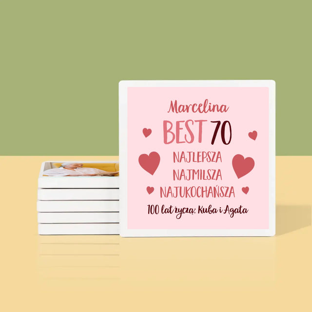 Fotokolaż: Best 70 - Podkładki Pod Kubki