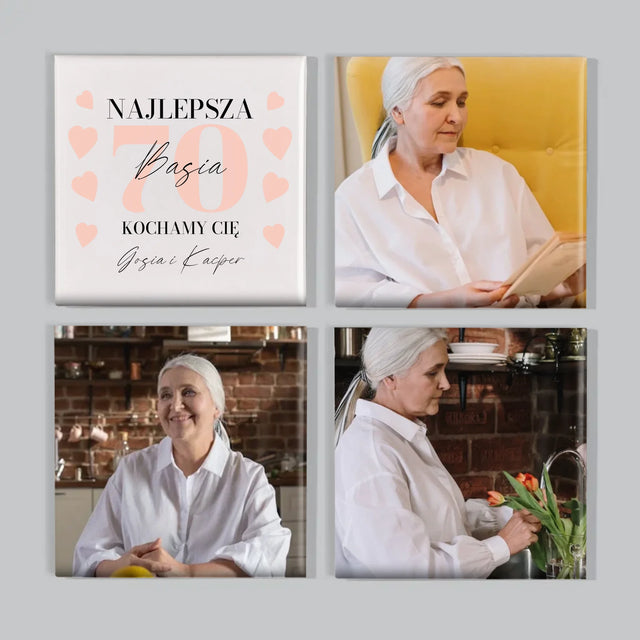 Fotokolaż: Najlepsza 70 - Zestaw Magnesów