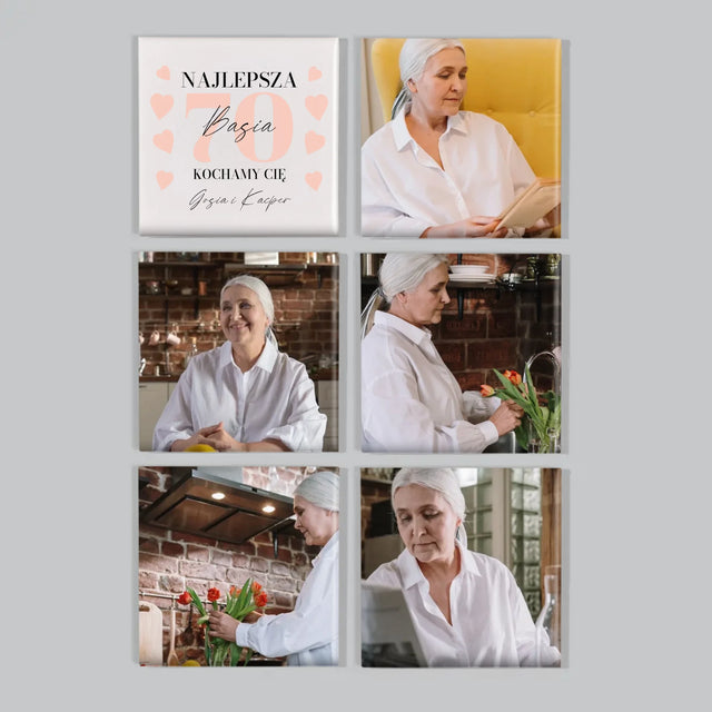 Fotokolaż: Najlepsza 70 - Zestaw Magnesów