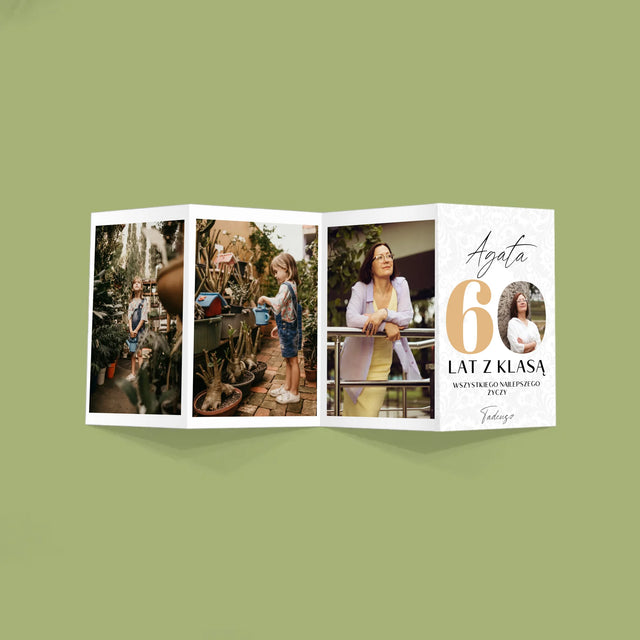 Zdjęcie i Podpis: 60 Lat z Klasą - Duża Harmonijka Ze Zdjęć