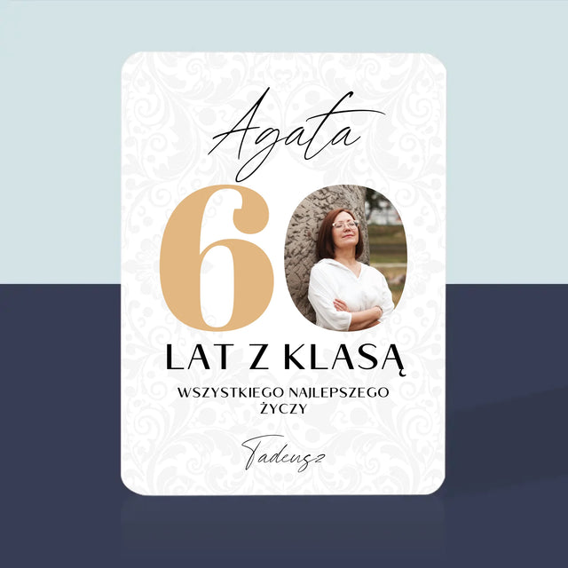 Zdjęcie i Podpis: 60 Lat z Klasą - Karty Do Gry