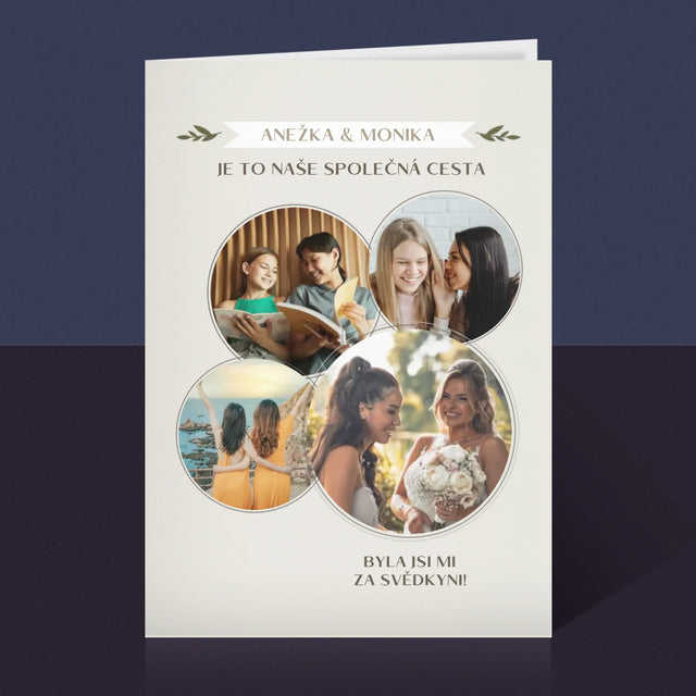 Fotokolaż: To Nasza Wspólna Podróż - Kartka z Życzeniami