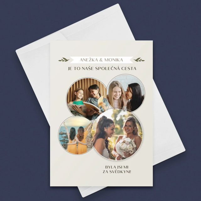 Fotokolaż: To Nasza Wspólna Podróż - Kartka z Życzeniami