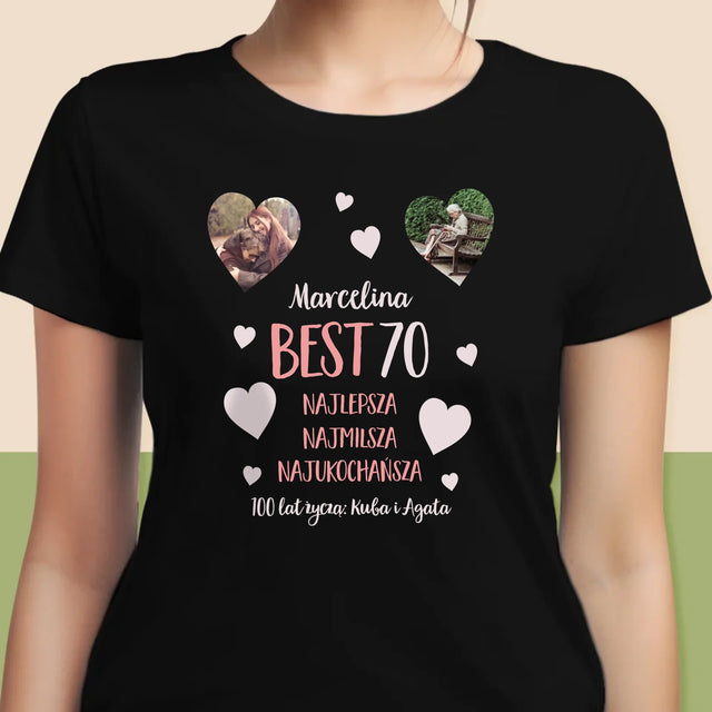 Fotokolaż: Best 70 - Koszulka Damska