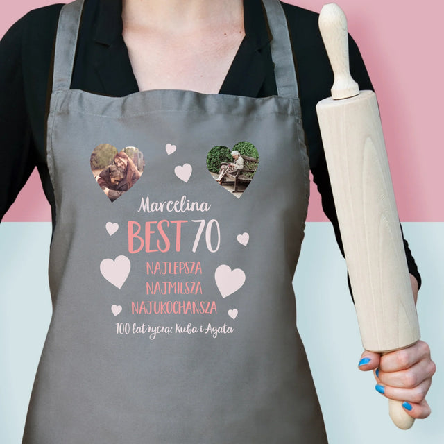Fotokolaż: Best 70 - Fartuch z Nadrukiem