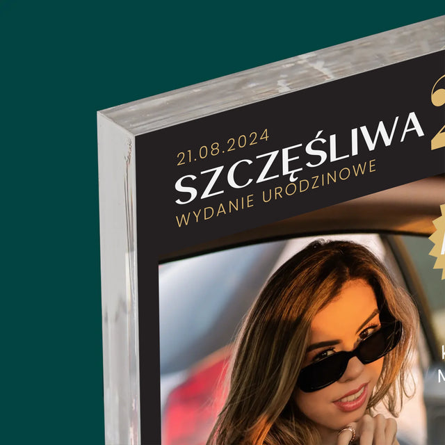 Okładka Magazynu: Szczęśliwa 25 - Blok Akrylowy