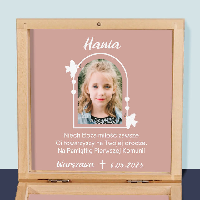 Zdjęcie i Podpis: Boża Miłość - Różaniec w Pudełku