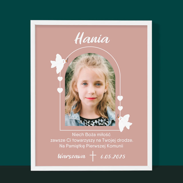 Zdjęcie i Podpis: Boża Miłość - Wydruk Obramowany