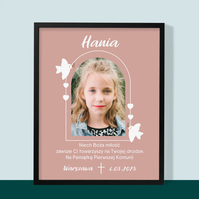 Zdjęcie i Podpis: Boża Miłość - Wydruk Obramowany