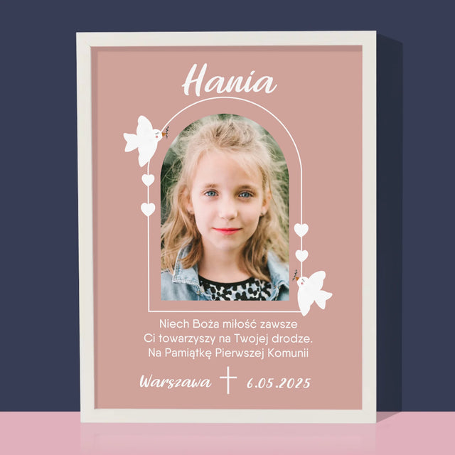 Zdjęcie i Podpis: Boża Miłość - Wydruk Obramowany