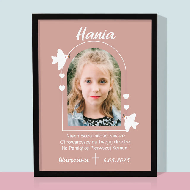 Zdjęcie i Podpis: Boża Miłość - Wydruk Obramowany