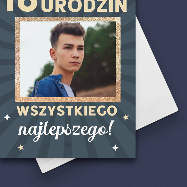 Imię i Podpis: Z okazji twoich 18 urodzin - Kartka z Życzeniami