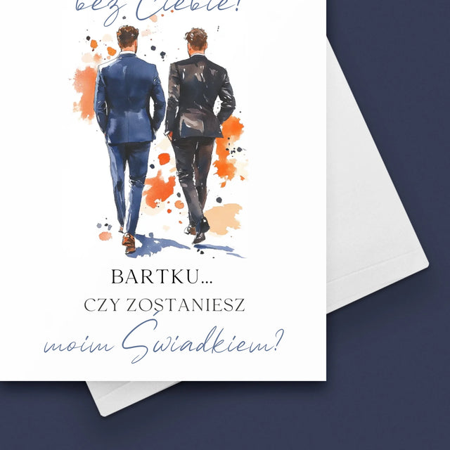 Imię i Podpis: Pytanie do świadka - Kartka z Życzeniami