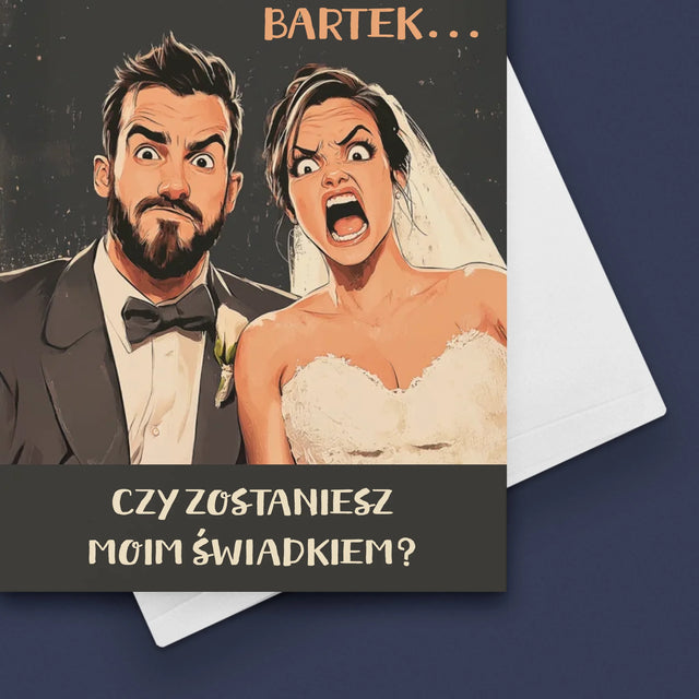 Imię i Podpis: Game over pytanie do świadka - Kartka z Życzeniami