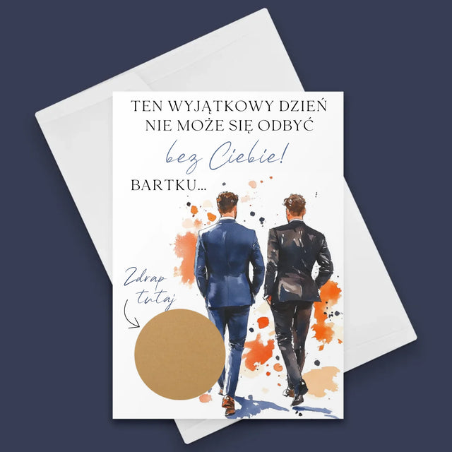 Imię i Podpis: Pytanie do świadka - Kartka z Życzeniami