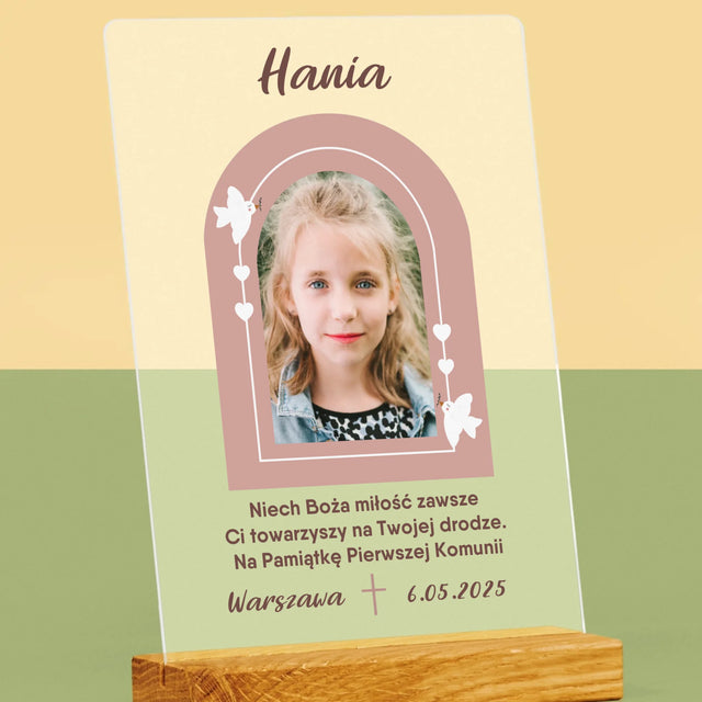 Zdjęcie i Podpis: Boża Miłość - Wydruk Na Szkle Akrylowym