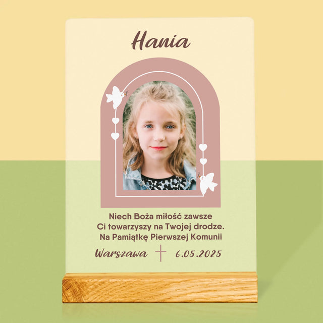 Zdjęcie i Podpis: Boża Miłość - Wydruk Na Szkle Akrylowym