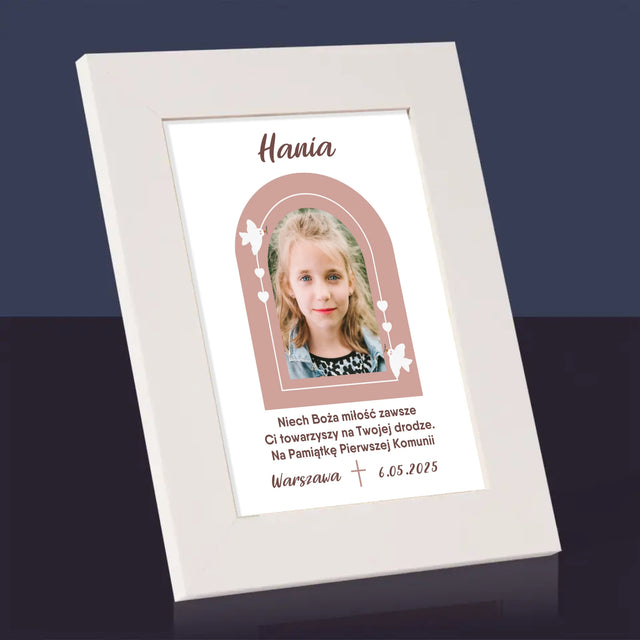 Zdjęcie i Podpis: Boża Miłość - Ramka Na Zdjęcie