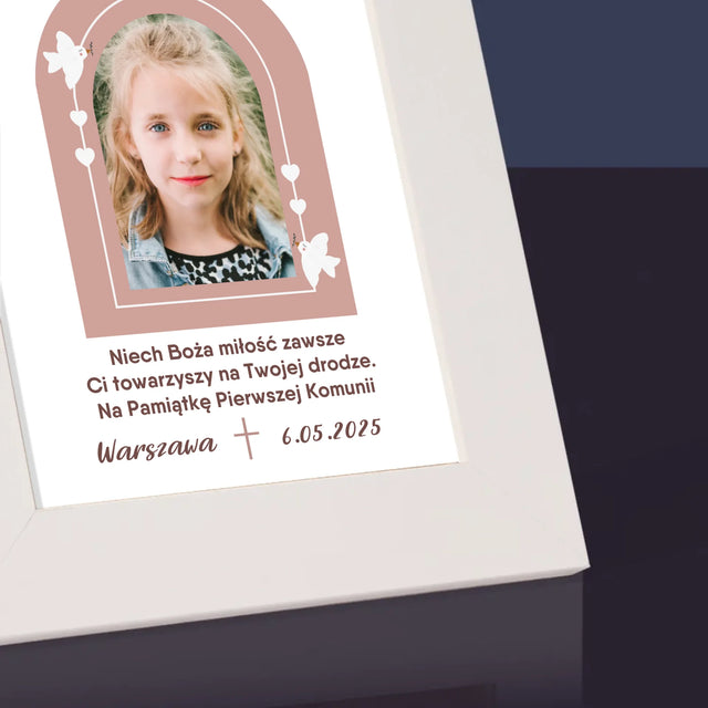 Zdjęcie i Podpis: Boża Miłość - Ramka Na Zdjęcie