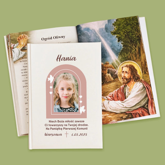 Zdjęcie i Podpis: Boża Miłość - Biblia z Nadrukiem