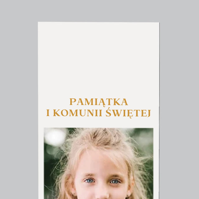 Zdjęcie i Podpis: Życzenia z Okazji Pierwszej Komunii Świętej - Magnes Na Lodówkę