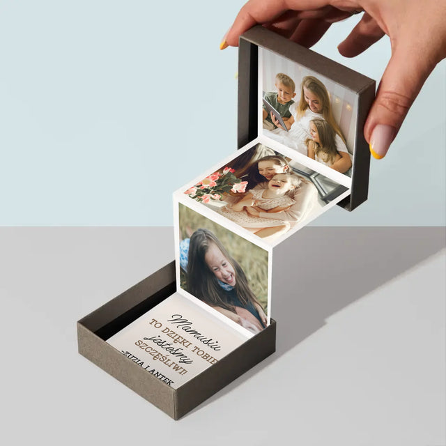 Fotokolaż: Mamo, To Dzięki Tobie Jesteśmy Szczęśliwi! - Zestaw Zdjęć Harmonijka Harmonijka