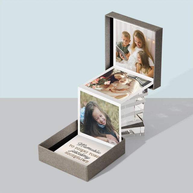 Fotokolaż: Mamo, To Dzięki Tobie Jesteśmy Szczęśliwi! - Zestaw Zdjęć Harmonijka Harmonijka