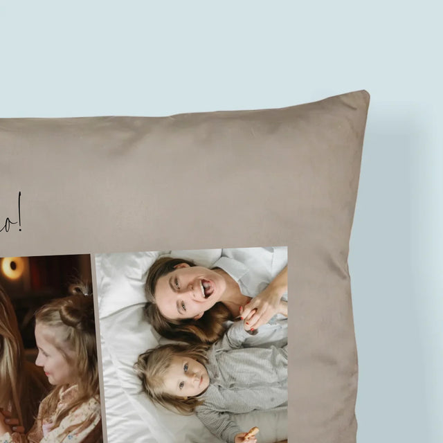 Fotokolaż: Mamo Dziękuję Za Wszystko - Poduszka z Nadrukiem