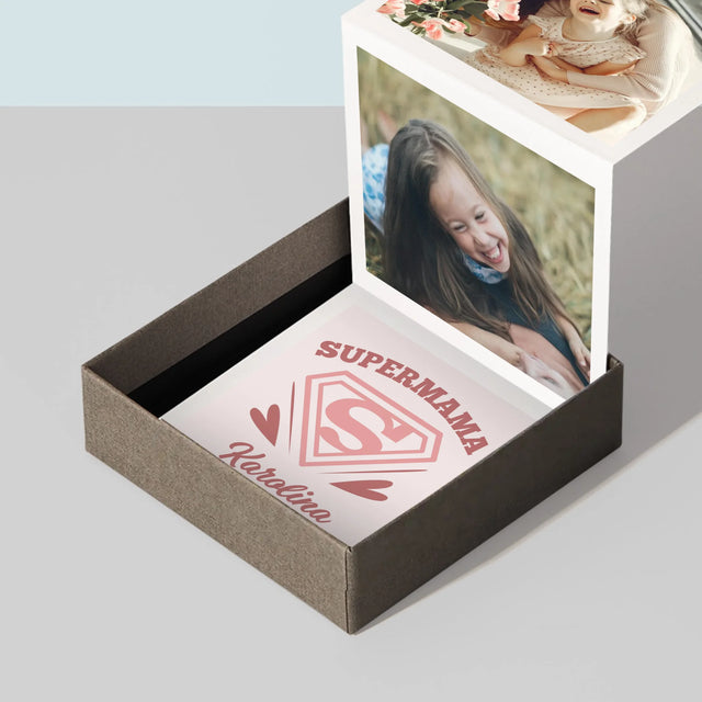 Zdjęcie i Podpis: Supermama - Zestaw Zdjęć Harmonijka Harmonijka