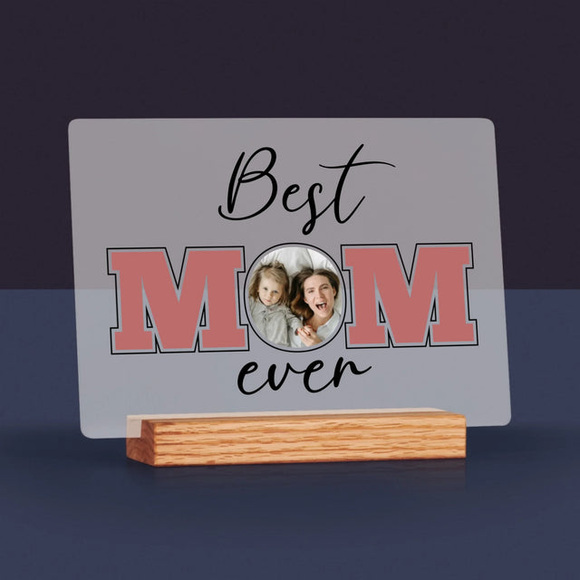 Fotokolaż: Best Mom Ever - Wydruk Na Szkle Akrylowym