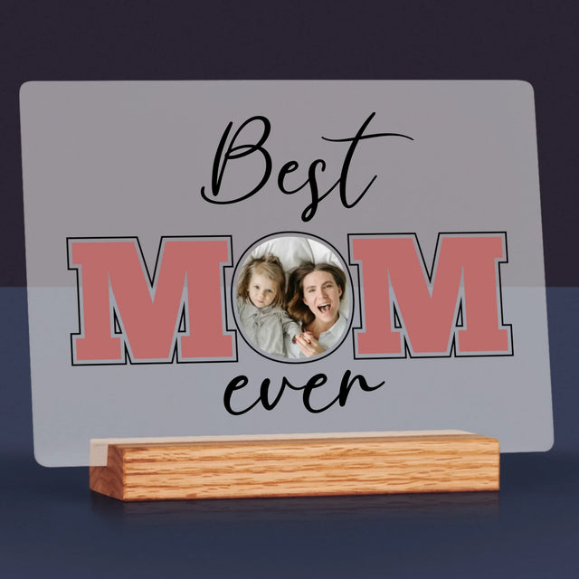 Fotokolaż: Best Mom Ever - Wydruk Na Szkle Akrylowym