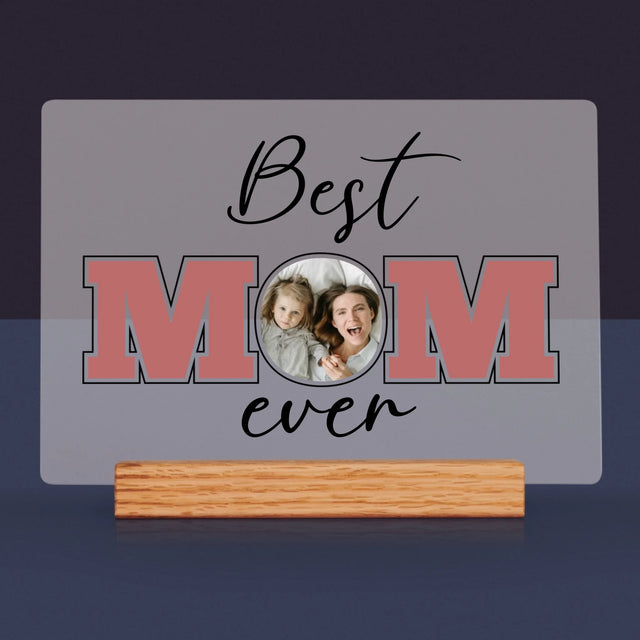 Fotokolaż: Best Mom Ever - Wydruk Na Szkle Akrylowym