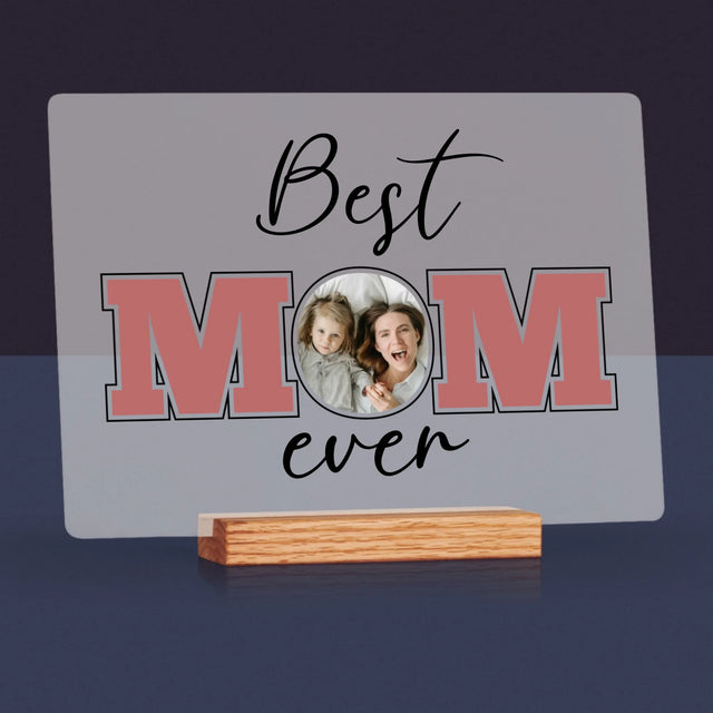 Fotokolaż: Best Mom Ever - Wydruk Na Szkle Akrylowym