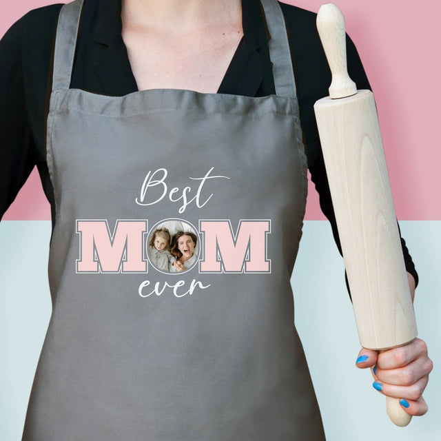 Fotokolaż: Best Mom Ever - Fartuch z Nadrukiem