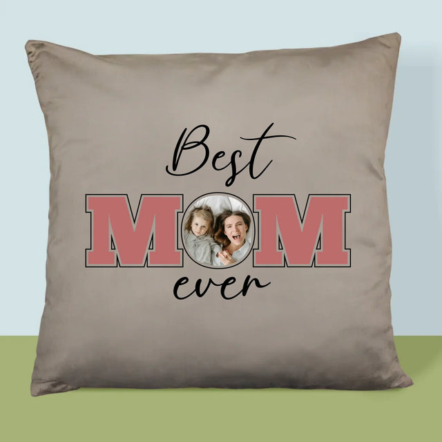 Fotokolaż: Best Mom Ever - Poduszka z Nadrukiem