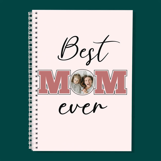 Fotokolaż: Best Mom Ever - Planer Dzienny Na Spirali