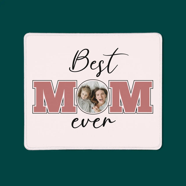 Fotokolaż: Best Mom Ever - Podkładka Pod Myszkę