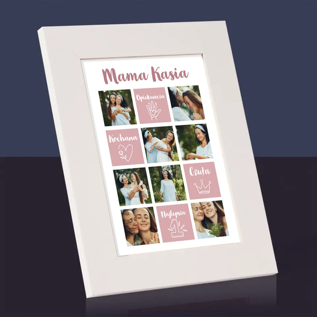 Fotokolaż: Cechy Mamy - Ramka Na Zdjęcie
