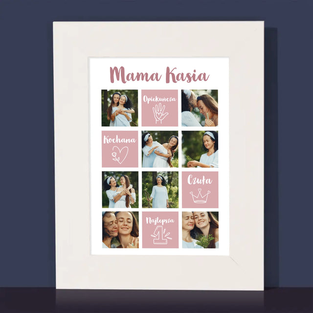 Fotokolaż: Cechy Mamy - Ramka Na Zdjęcie