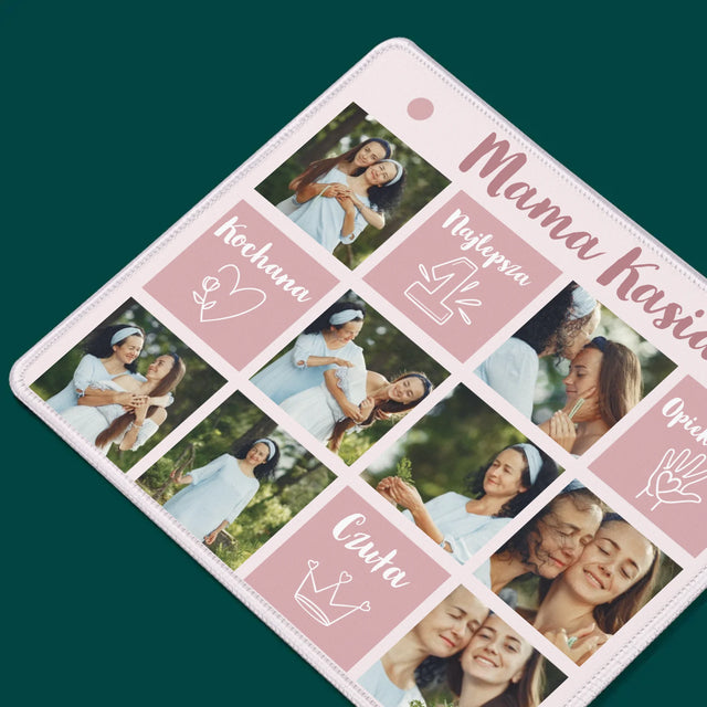 Fotokolaż: Cechy Mamy - Podkładka Pod Myszkę