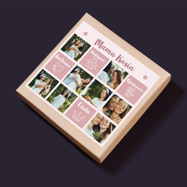 Fotokolaż: Cechy Mamy - Personalizowane Puzzle