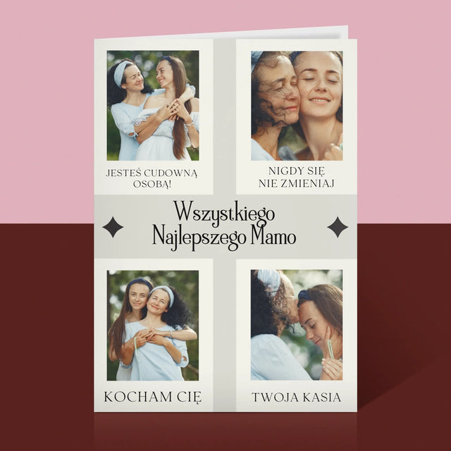 Fotokolaż: Wszystkiego Najlepszego Mamo - Kartka z Życzeniami