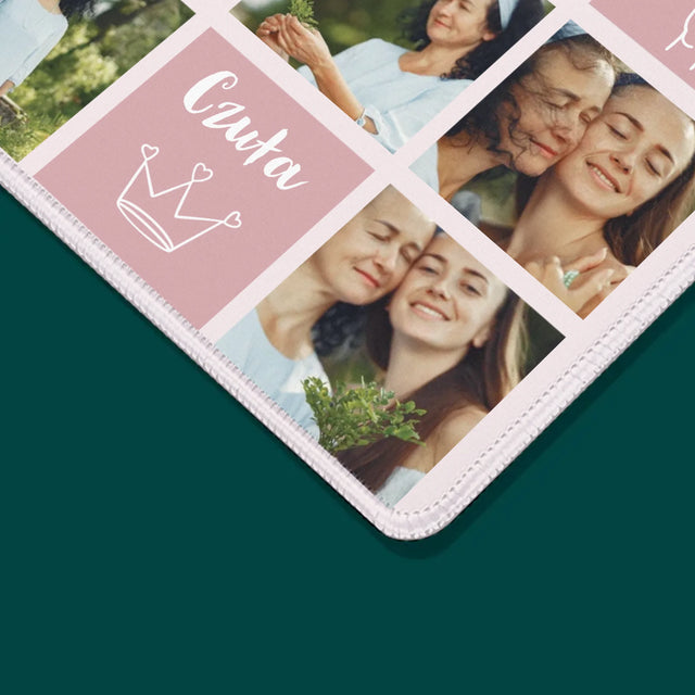 Fotokolaż: Cechy Mamy - Podkładka Pod Myszkę